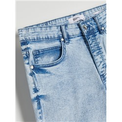 Shorts im Regular-Fit aus Denim