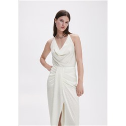 Top jacquard abertura espalda