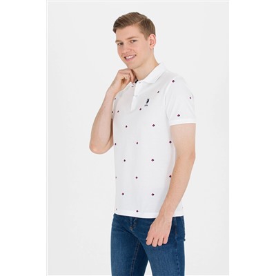 Erkek Beyaz Polo Yaka Tişört