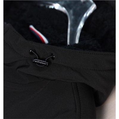 Мужская теплая куртка из мягкого флиса с капюшоном ТОММИ ХИЛФИГЕ*Р