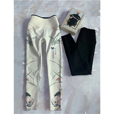 Легинсы fav Пояс из натурального латекса, удобный и дышащий, придает животу необычное ощущение! U-образный поясной ремень поднимает ягодицы и подтягивает живот.