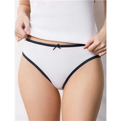 Трусы слипы со средней посадкой из эластичного трикотажа кашкорсе