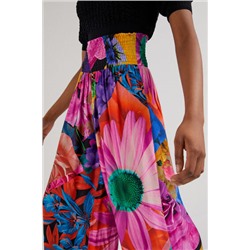 Pantalón palazzo flores