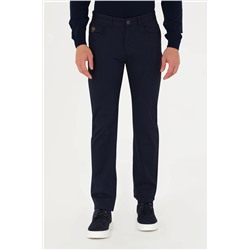 Erkek Lacivert Kanvas Pantolon