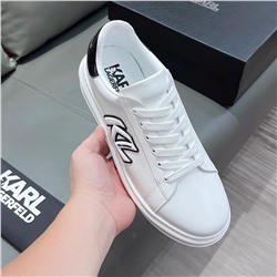 Кеды  karl  натур кожа люкс распродажа