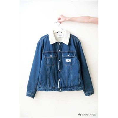 Мужская джинсовая куртка на меховой подкладке  Calvi*n Klei*n