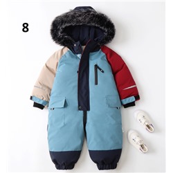 Детский теплый комбинезон