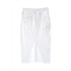 Falda de tubo Blanco