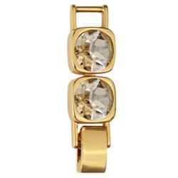 Удлинитель Теннис 2см (кристаллы SW шампань 8мм; покрытие золото)