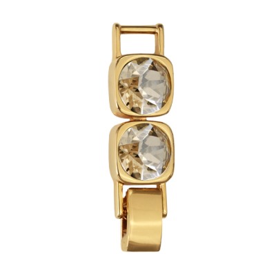 Удлинитель Теннис 2см (кристаллы SW шампань 8мм; покрытие золото)