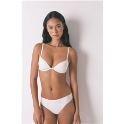 Braga clásica clean cut blanco