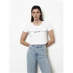 T-Shirt im Regular-Fit mit Applikation