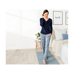 ESMARA® Pyjama Damen, mit Gummizugbund