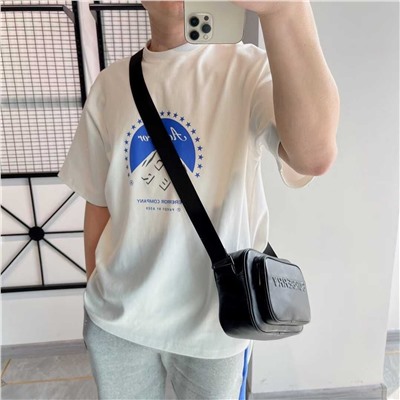 Кожаная сумка Burberr*y унисекс