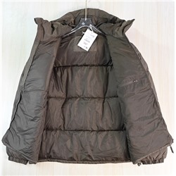 Мужская простая стеганая куртка с капюшоном PULL&BEA*R