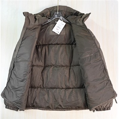 Мужская простая стеганая куртка с капюшоном PULL&BEA*R