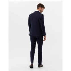Lacivert Slim Fit Yün Takım Elbise