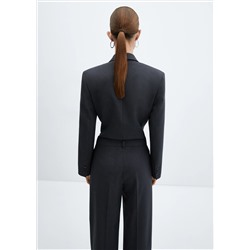 Body americana entallada traje lana