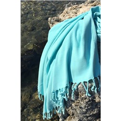 Denizli Concept Mint Yeşili Taşlanmış Peştemal - 90 × 175 Cm - Çok Amaçlı Hızlı Kuruyan Peştemal