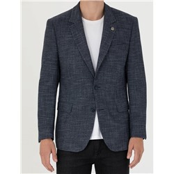 Lacivert Slim Fit Ceket