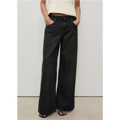 Jeans wideleg tiro bajo