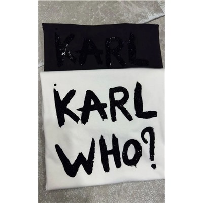 Хлопковая футболка КАР*Л 😎