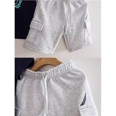 Хлопковый костюм для мальчиков на лето