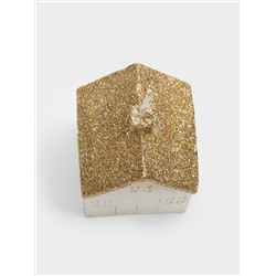 Свеча, 10 см, белая/шампань, Домик, Townlet