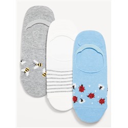 No-Show Socks 3-Pack for Women