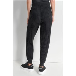 COZY CABLE SWEATER JOGGER