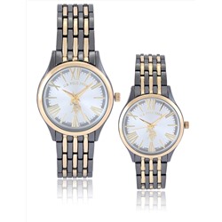 HIS AND HERS TWO TONE WATCH SET