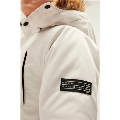 Bad Bear Rock Rabbit Off-white Beyaz Erkek Kapüşonlu Mont
