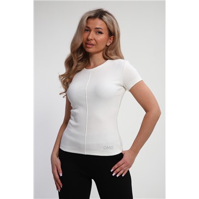 Футболка женская с швом и стразами ФЖ-002