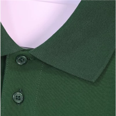 Простая повседневная мужская рубашка-поло из хлопкового пике КЕНЗ*О