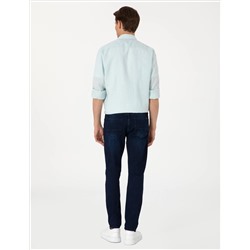 Koyu Lacivert Slim Fit Jean Pantolon