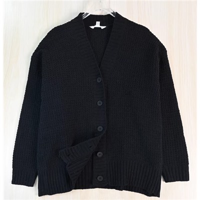 Cвободный  вязаный кардиган