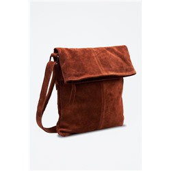 Bandolera de piel Airuno - Marrón