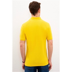 Erkek Safran Basic Polo Yaka Tişört