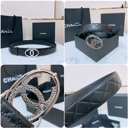 Женский ремень Chane*l 🖤 (натуральная кожа)