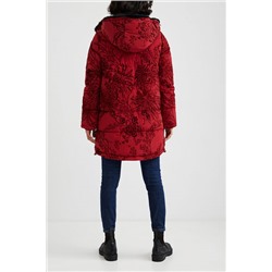 Chaqueta 3/4 acolchada flocado