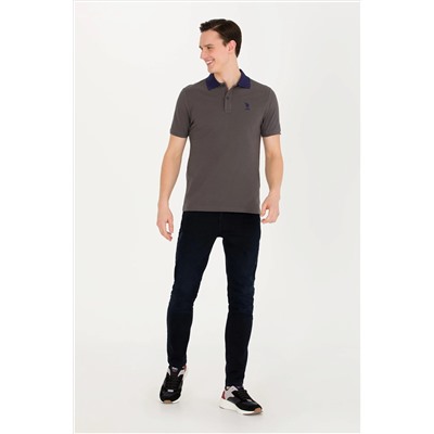 Erkek Antrasit Polo Yaka Tişört