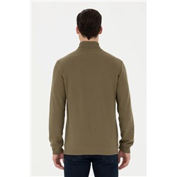 Erkek Haki Sweatshirt