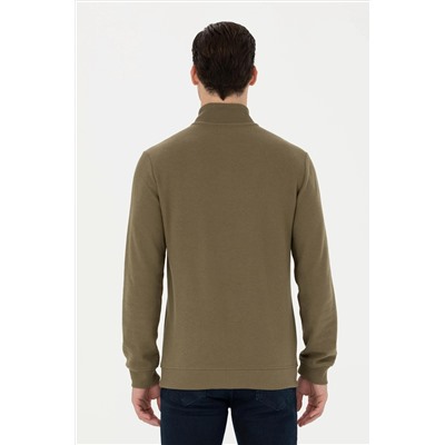 Erkek Haki Sweatshirt