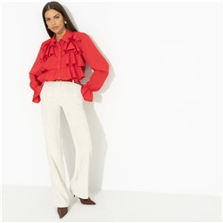 Блуза эффектная, Гипнотический стиль (красная)