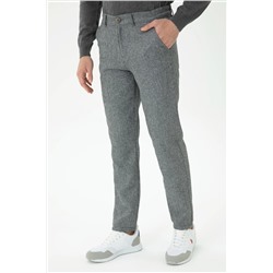 Erkek Gri Kanvas Pantolon