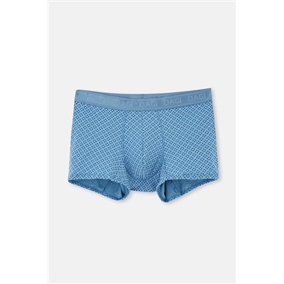 Dagi Açık Mavi-Mavi 2'li Desenli Micro Modal Boxer