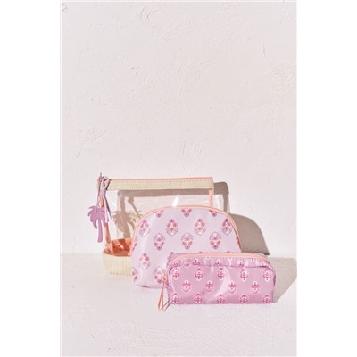 Pack 3 neceseres transparente y estampados