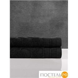 Пол-Тг-100х150чн Tiger (черное) 100х150 Полотенце Жаккард