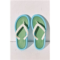 Chanclas efecto bloques color