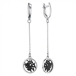 Серьги серебро 52923.1SB